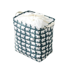 China Manufacturer Custom Logo Hotel Bathroom Nursery Cloth Storage Collapsible Hamper Washable Bin Bag Folding Eco Laundry Basket